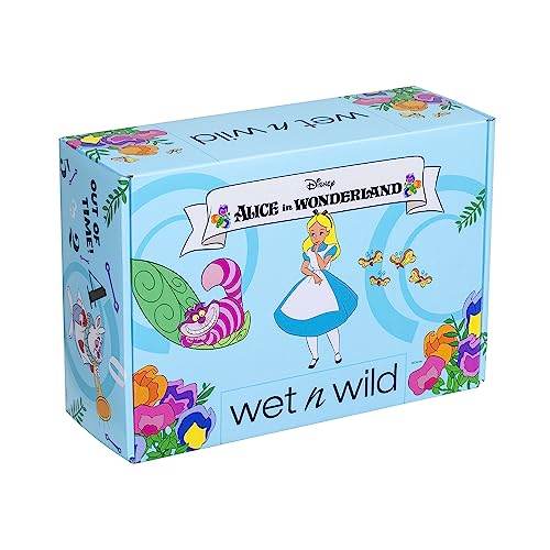 wet n wild Alice in Wonderland PR Box - Makeup Set with Versatile Brushes, Buildable & Blendable Palettes, Vibrant Colors, & Lip Glosses for Unique Looks, Cruelty-Free & Vegan - Morena Vogue