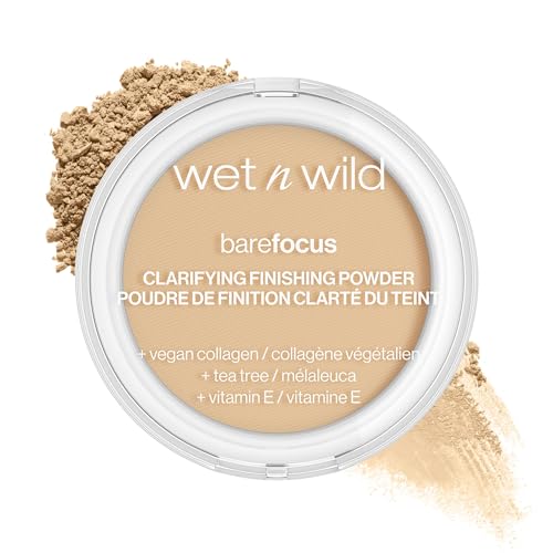 wet n wild Bare Focus Clarifying Finishing Powder | Matte | Pressed Setting Powder Light-Medium - Morena Vogue