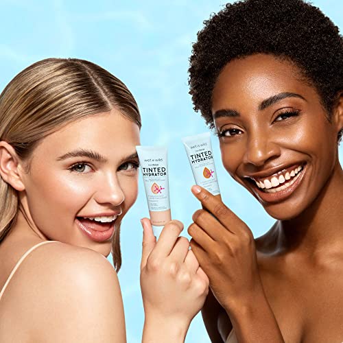 wet n wild Bare Focus Tinted Hydrator Matte Finish, Light Medium, Oil-Free, Moisturizing Makeup | Hyaluronic Acid | Sheer To Medium Coverage - Morena Vogue