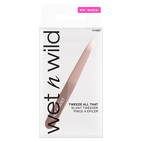 wet n wild Beauty Eyebrow Tweezers Hair Removal Tweezers, Pointed Precision with Sharp Needle Nose Point Tweezers for Men, Women & Kids, Stainless Steel - Morena Vogue