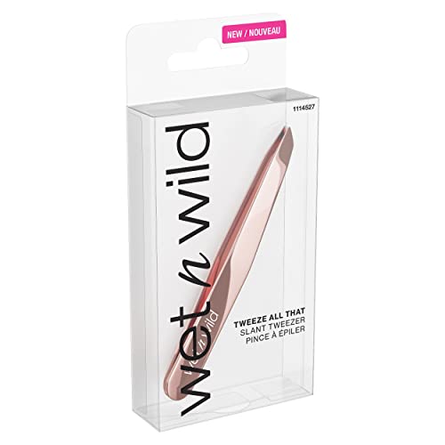 wet n wild Beauty Eyebrow Tweezers Hair Removal Tweezers, Pointed Precision with Sharp Needle Nose Point Tweezers for Men, Women & Kids, Stainless Steel - Morena Vogue