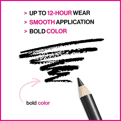 wet n wild Color Icon Kohl Eyeliner Pencil - Rich Hyper-Pigmented Color, Smooth Creamy Application, Long-Wearing Matte Finish Versatility, Cruelty-Free & Vegan - Baby's Got Black - Morena Vogue