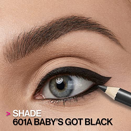 wet n wild Color Icon Kohl Eyeliner Pencil - Rich Hyper-Pigmented Color, Smooth Creamy Application, Long-Wearing Matte Finish Versatility, Cruelty-Free & Vegan - Baby's Got Black - Morena Vogue