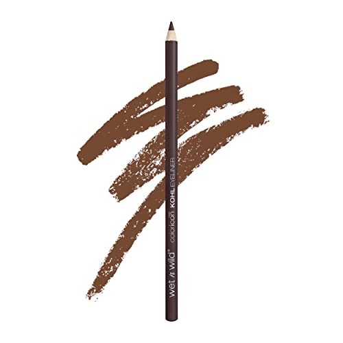 wet n wild Color Icon Kohl Eyeliner Pencil, Rich Hyper-Pigmented Color, Smooth Creamy Application, Long-Wearing Matte Finish Versatility, Cruelty-Free & Vegan - Simma Brown Now! (Packaged) - Morena Vogue