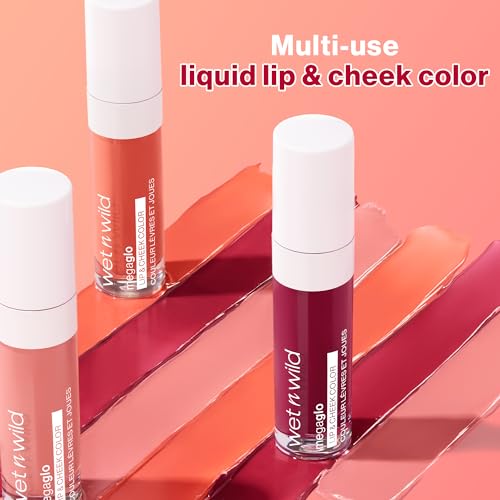 wet n wild Mega Glo Lip & Cheek Color, Creamy Berry Stain, Buildable Multi-Use Soft Matte Finish, Vegan & Cruelty-Free - Berry True - Morena Vogue