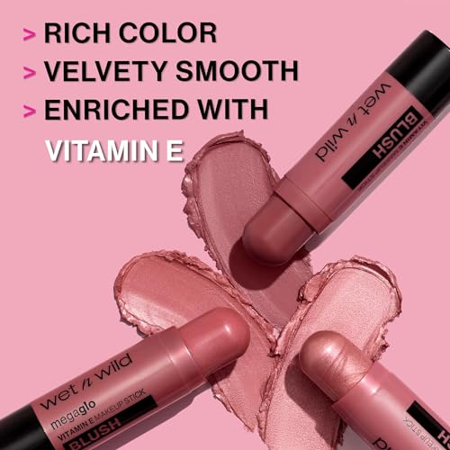 wet n wild Mega Glo Makeup Stick, Buildable Color, Versatile Use, Cruelty-Free & Vegan - Dusty Pink - Morena Vogue