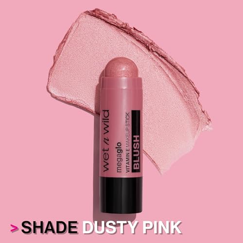 wet n wild Mega Glo Makeup Stick, Buildable Color, Versatile Use, Cruelty-Free & Vegan - Dusty Pink - Morena Vogue