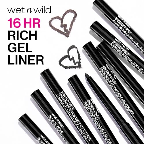 wet n wild Mega Last Breakup Proof Eyeliner, Quick Drying, Waterproof, 16-Hour Wear - Cruelty-Free & Vegan - Blackest Black - Morena Vogue