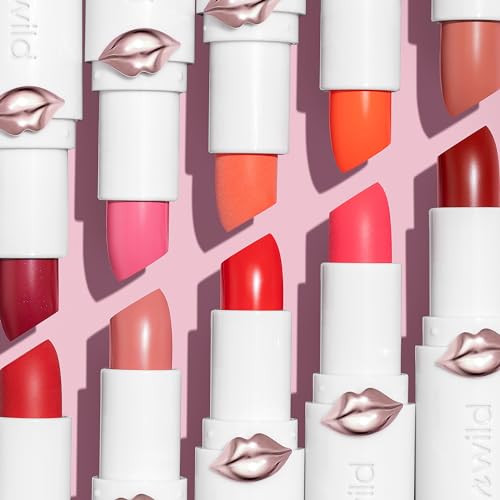 wet n wild Mega Last High-Shine Lipstick Lip Color, Infused with Seed Oils For a Nourishing High-Shine, Buildable & Blendable Creamy Color, Cruelty-Free & Vegan - Raining Rubies - Morena Vogue