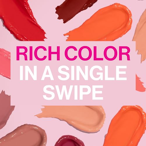 wet n wild Mega Last High-Shine Lipstick Lip Color, Infused with Seed Oils For a Nourishing High-Shine, Buildable & Blendable Creamy Color, Cruelty-Free & Vegan - Raining Rubies - Morena Vogue
