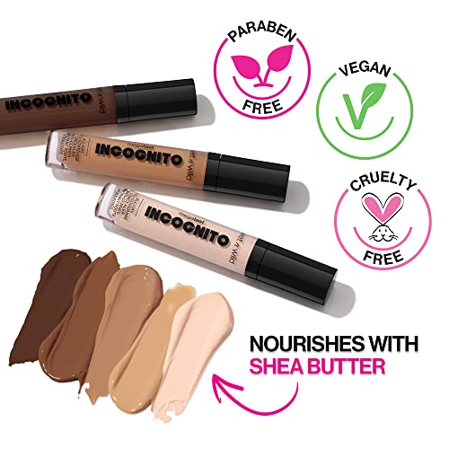 wet n wild Mega Last Incognito All-Day Full Coverage Liquid Matte Concealer, Light Beige, 0.18 Ounce - Morena Vogue