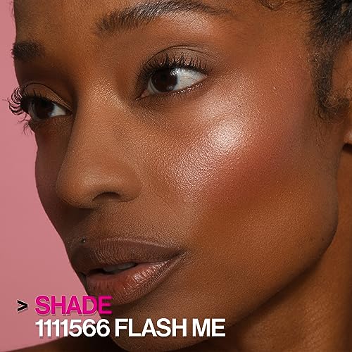 Wet n Wild MegaGlo Blushlighter, Blendable Blush & Highlighter Set, Shimmery Metallic Finish, Flash Me - Morena Vogue