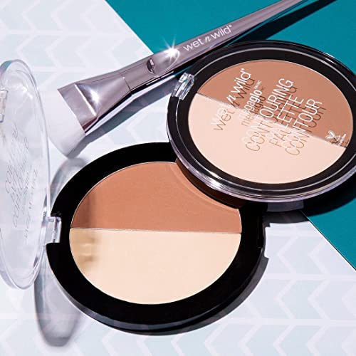 wet n wild MegaGlo Contour Palette, Dulce De Leche | Contouring Powder Face Kit | Flawlessly Sculpted Face - Morena Vogue