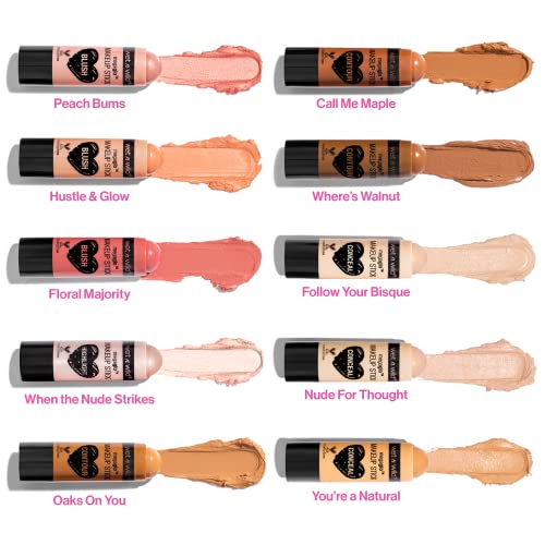 wet n wild MegaGlo Makeup Stick, Buildable Color, Versatile Use, Cruelty-Free & Vegan - Pink Floral Majority - Morena Vogue