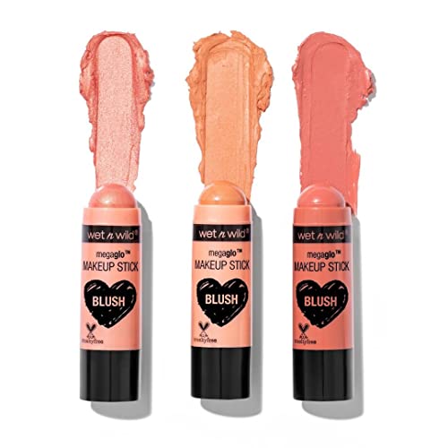 wet n wild MegaGlo Makeup Stick, Buildable Color, Versatile Use, Cruelty-Free & Vegan - Pink Floral Majority - Morena Vogue