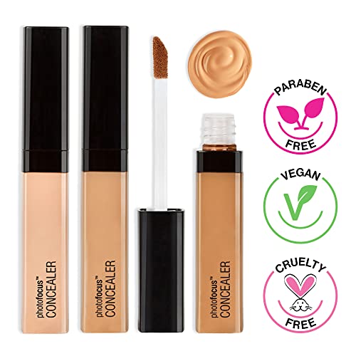 wet n wild Photo Focus Concealer, Light/Med Beige, Under Eyes, Makeup, Blemish, Full Coverage, Lightweight - Morena Vogue