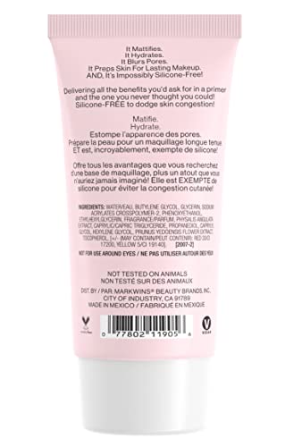 wet n wild Prime Focus Impossible Primer Hydrating Matte Finish, Clear, 0.84 Fl Oz - Morena Vogue