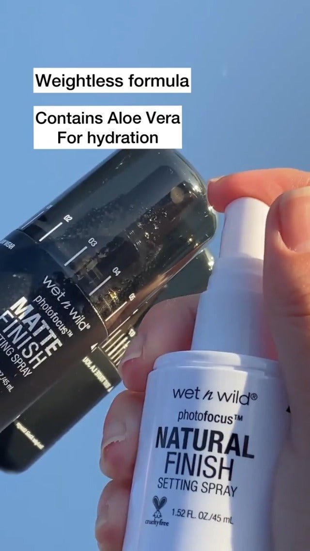 wet n wild Setting Spray Photo Focus Matte Finish Spray for Makeup | Long Lasting | Vegan | Cruelty Free Makeup Primer - Morena Vogue