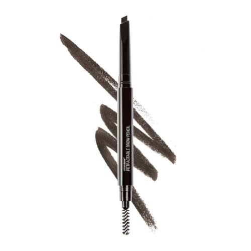 wet n wild Ultimate Eyebrow Retractable Definer Pencil, Dark Brown, Dual-Sided, Fine Tip, Shapes, Defines, Fills Brows Makeup - Morena Vogue