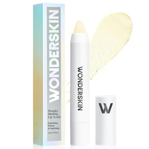 Wonderskin 3-in-1 Lip Scrub Exfoliator & Moisturizer, Lip Exfoliator Scrub, Lip Therapy, Hydrating Lip Balm for Soft, Nourished, Flake-Free Lips with One-Step Prep, 0.10oz - Morena Vogue