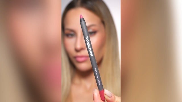 Wonderskin Lip Liner Pencil - 360 Contour Lipliner, Long Lasting Lip Pencil, Waterproof and Transfer-Proof Nude Lip Liner (Saddle) - Morena Vogue