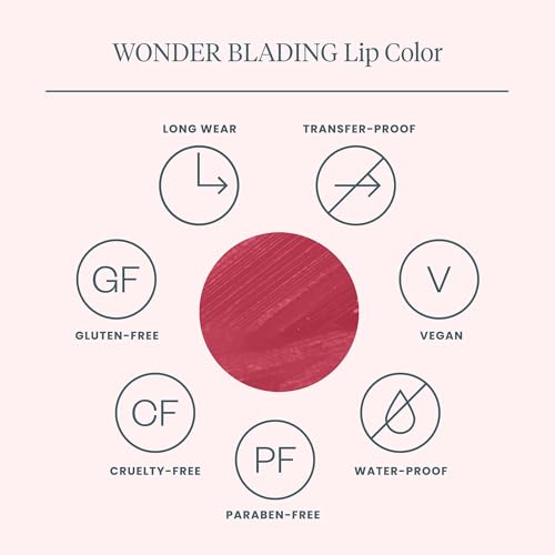 Wonderskin Wonder Blading Lip Stain Peel Off Masque - Long Lasting, Waterproof and Transfer Proof Pink Lip Tint, Matte Finish Peel Off Lip Stain (Charming Masque) - Morena Vogue