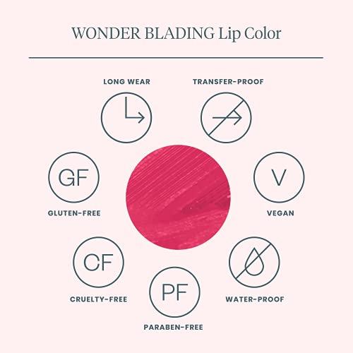 Wonderskin Wonder Blading Lip Stain Peel Off Masque - Long Lasting, Waterproof and Transfer Proof Pink Lip Tint, Matte Finish Peel Off Lip Stain (Sweetheart Masque) - Morena Vogue