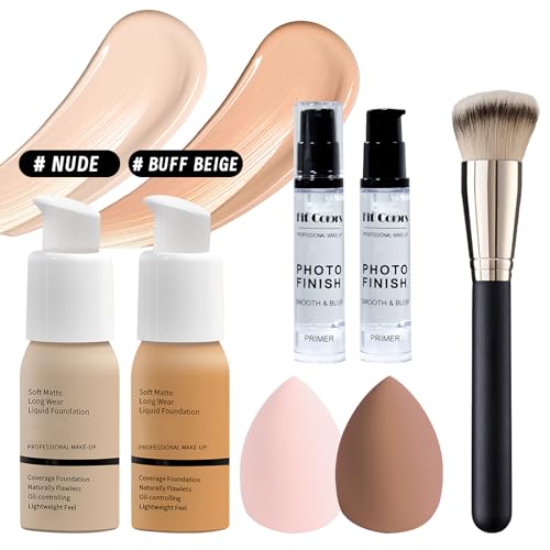 YBUETE All in One Makeup Set Kit for Women Full Kit, Makeup Gift for Women Teen Girl, Naked Eyeshadow Foundation Face Primer Brush 3 in 1 Palette Lip Gloss, Eyebrow Soap Mascara Eyeliner cosmetic bag - Morena Vogue